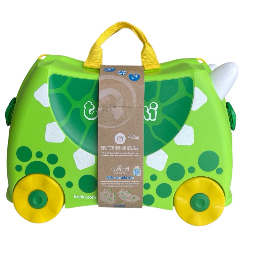 NEW Melissa & Doug Trunki Ride On Dinosaur Kids Suitcase - Picture 2 of 7